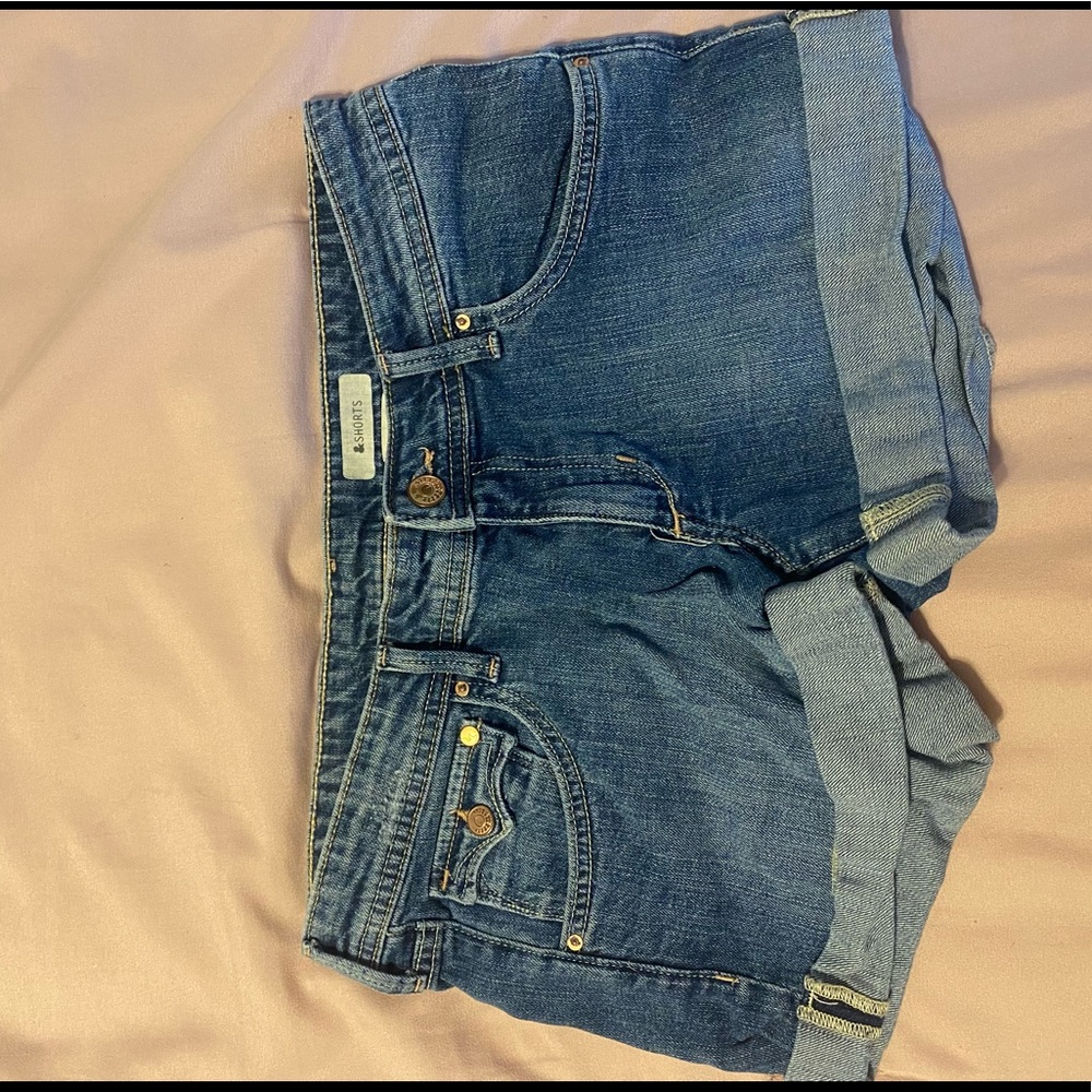 Denim shorts